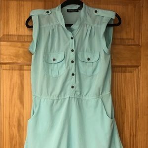 Beautiful Mint Blue Green Dress by Speed Limit MPH. Size Medium
